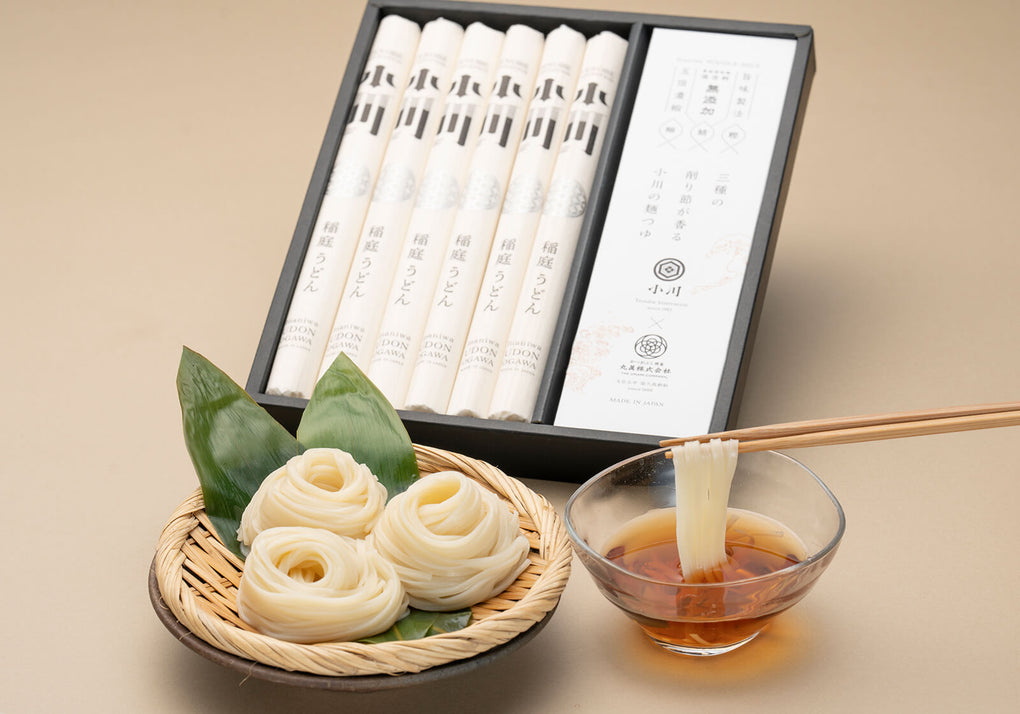 稲庭うどん・三種の削り節つゆ詰合せ